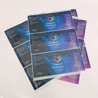 Autocollant en PE auto-adhésif, écologique, impression UV, impression de logo personnalisée, feuille de vinyle imperméable, étiquette pour emballage de shampoing et d'après-shampoing