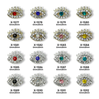 Nouveaux charms 3D pour ongles 2024, yeux glamour, résine métallique, accessoires créatifs pour ongles tendance européenne et américaine