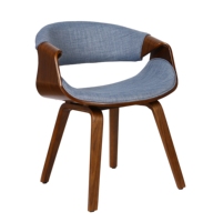 Accoudoir de chaise d'appoint moderne en bois massif pour salle d'attente VIP Salon de loisirs Salle à manger Hôtel Meubles de maison pour appartements