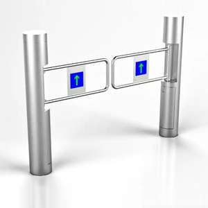 Security Gate Smart Card Supermarket <strong>Barrier</strong> Automatic Opening Swing Gate Control 304 Stainless Steel IP54 Protection Brushless - Product Image 4