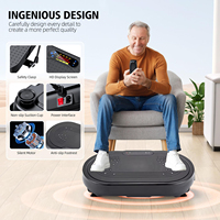Plateforme vibrante de fitness pour la perte de poids, machine électrique Crazy Fit pour massage et entraînement du corps entier