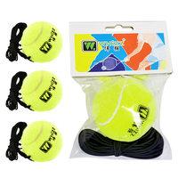 Balle de tennis avec cordon élastique, balle d'entraînement, balle de tennis avec cordon pour l'entraînement