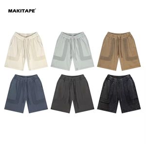 Pantalones Cortos Deportivos Vintage para Hombre BE3275 HG, Lavado Ácido, 340GSM, Ecológicos, 100% Algodón, Antiarrugas, Cintura Media, Tejido de Punto, Estampado Digital - Product Image 2