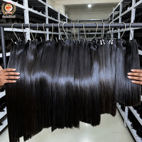 Extensions de cheveux humains vierges vietnamiens bruts doublement étirés, 8A 10A 12A 14A 16A, de 8 à 40 pouces