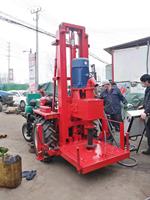 Foreuse rotative à circulation inverse à moteur diesel, profondeur de forage maximale de 150 m, boîte de vitesses, roulement, utilisation pour puits d'eau, facile