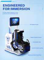 Solution de parc à thème de réalité virtuelle, simulateur de vol VR, rotation à 360 degrés, machine de jeu VR