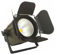Par LED COB 200W avec Zoom Éclairage de scène Audience Blinder Light Disco DMX 512 Studio Theatre Light
