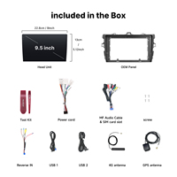 Youducar Corolla 2009-2013 Android Touchscreen Car Radio Player Head Unit Navigasi Wireless CarPlay Alat Bantu Mundur CD Player