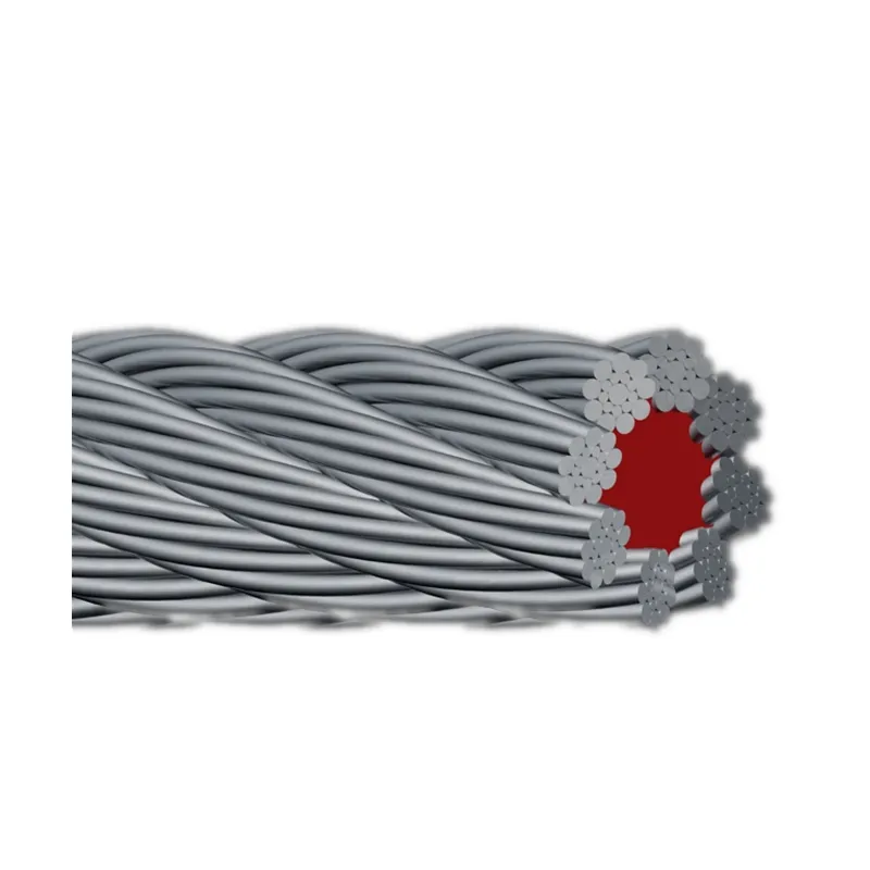 European Manufacturer of Steel Wire Wholesale Ropes 8x19S Fiber Core for Elevator Wire ropes 10 mm