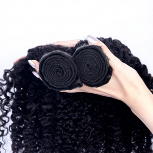 Extensiones de Cabello Humano Remy, Ondulado Profundo Negro Natural, Base de Seda 100% Virgen HD, Tamaño y Color Personalizables, Largo y Rizado - Product Image 5