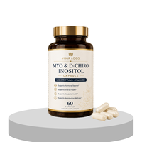 OEM ODM 120 capsules de marque privée MYO & D-CHIROINOSITOL pour femmes - Équilibre hormonal et soutien de la fertilité 120 capsules/flacon
