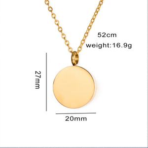 Collar Largo de Acero Inoxidable Hipoalergénico e Impermeable para Mujer, Chapado en Oro, Joyería Fina, Collar para Cenizas - Product Image 4