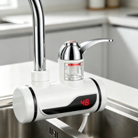 Robinet d'eau chaude instantanée populaire avec affichage numérique de la température, chauffe-eau électrique pour la cuisine et l'usage domestique quotidien