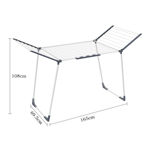 Séchoir à <span class=keywords><strong>linge</strong></span> pliable en métal moderne à prix avantageux avec finition dorée - Product Image 2