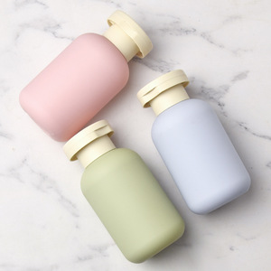 Botellas de viaje PUBU de pequeña capacidad de 100 ml con tapa abatible para champú y crema hidratante - Product Image 3