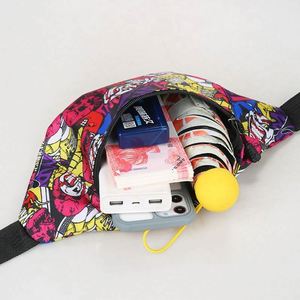 Échantillon Gratuit – Sac Banane Unisexe en Polyester Entièrement Sublimé avec Fermeture Éclair et Impression de Logo Personnalisé pour Activités de Plein Air – Vente en Gros - Product Image 4