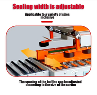 Machine de scellage semi-automatique pour boîtes en carton, scellage thermique, ruban BOPP, entraînement électrique, haute productivité, équipement pour boissons, certifiée CE