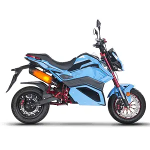 Motocicletas de bicicleta elétrica de alto desempenho e alta velocidade 2000w 72v com CBS para adulto