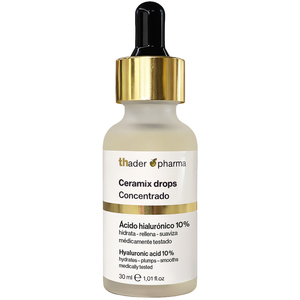 Thader Pharma Ceramix Drops, Suero con 10% de Ácido Hialurónico, 30 ml, Cuidado Concentrado para la Piel - Product Image 1