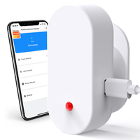 Détecteur de présence humaine intelligent Wi-Fi Tuya avec détection par micro-ondes et luminosité, sensibilité réglable, alimentation USB pour usage domestique et hôtelier