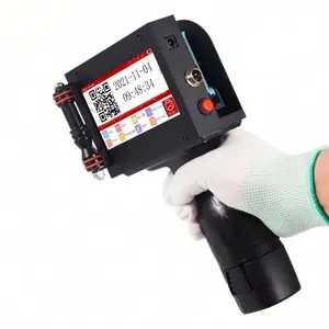 Portable Expiry Manufacture Date Batch Handheld Industrial Inkjet Printer Hand Jet Printer for Sale
