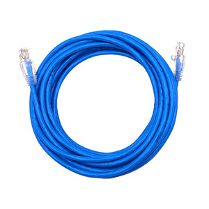 สายเคเบิลเครือข่าย Cat6 แบบไม่ป้องกันสัญญาณรบกวน ทองแดงแท้ หุ้ม PVC หัวต่อ RJ45 สำหรับใช้งานกับคอมพิวเตอร์ - Product Image 1