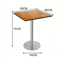 Offre Spéciale : Ensemble Table et Chaises en Bois Massif, Design Moderne Personnalisé, pour Restaurants Commerciaux, Salles à Manger, Salons, Hôtels et Cafés – Durable