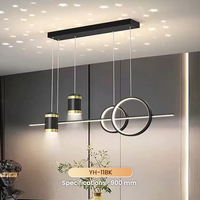 Lustre LED moderne et luxueux Dingdian avec projection d'étoiles, luminaires suspendus pour la décoration intérieure de salle à manger, chambre et salon