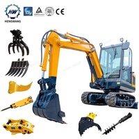 2022 nuovo prodotto 2ton 2.5t Mini escavatore piccolo escavatore con escavatore a braccio oscillante