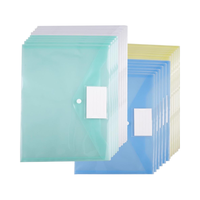 Carpeta de Archivos Aupawdy con 40 Bolsillos de Plástico con Cierre a Presión de Colores, Formato A4, 11 Orificios, Impermeable, Modelo RYX-SD114 Digital