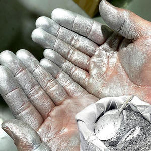 ผงอลูมิเนียมไมโครลีฟ ผงอลูมิเนียมบริสุทธิ์ ผงสีเงินสดใส - Product Image 5