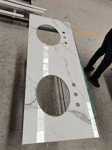 Encimera de Cocina de Piedra Sinterizada de Diseño Moderno para Uso en Hoteles, Más Económica y Duradera que el Cuarzo - Product Image 4