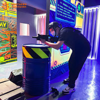 Centro de Arena Profesional para Laser Tag Máquina de Juego Laser Tag Equipo de Laser Tag para Parque de Juegos Interior y Exterior