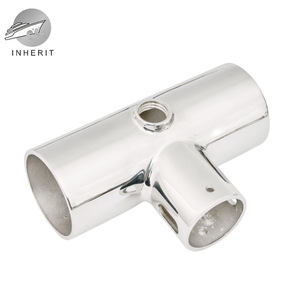 Conector en T de reducción de 90 grados de acero inoxidable 316 de 50 a 32 mm para accesorios marinos - Product Image 4