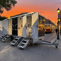 Toilettes portables de camping en plein air originales 2025, design moderne, salle de bain mobile, location de douche, remorque, système de compostage écologique