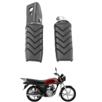 Ensemble repose-pieds avant d'origine authentique et support, levier de repose-pieds arrière et couvercle en caoutchouc pour moto Haojue XPRESS