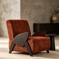 Fauteuil de salon moderne en tissu doux et confortable, fauteuil de détente, fauteuil simple durable et écologique pour le bureau, la chambre à coucher