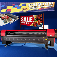 Impresora Solvente de Gran Formato Eizoulyn de Alta Velocidad, 10 pies (3.2 m), I3200 Konica 512i/508GS, para Impresión de Lonas y Pancartas Flexibles