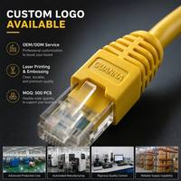 Cable de Red Ethernet LAN Cat5e UTP CCA de Alta Gama, con Conector RJ45 Antienredos, Certificado CE/FCC, Longitud Personalizable para Dispositivos Inteligentes