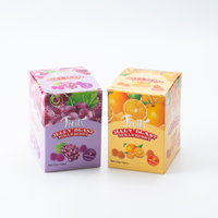 Bonbons gélifiés vegan sans sucre HACCP, bonbons aux fruits, bonbons à mâcher, bonbons gélifiés à la raisin et à l'orange, bonbons halal vegan, bonbons sucrés