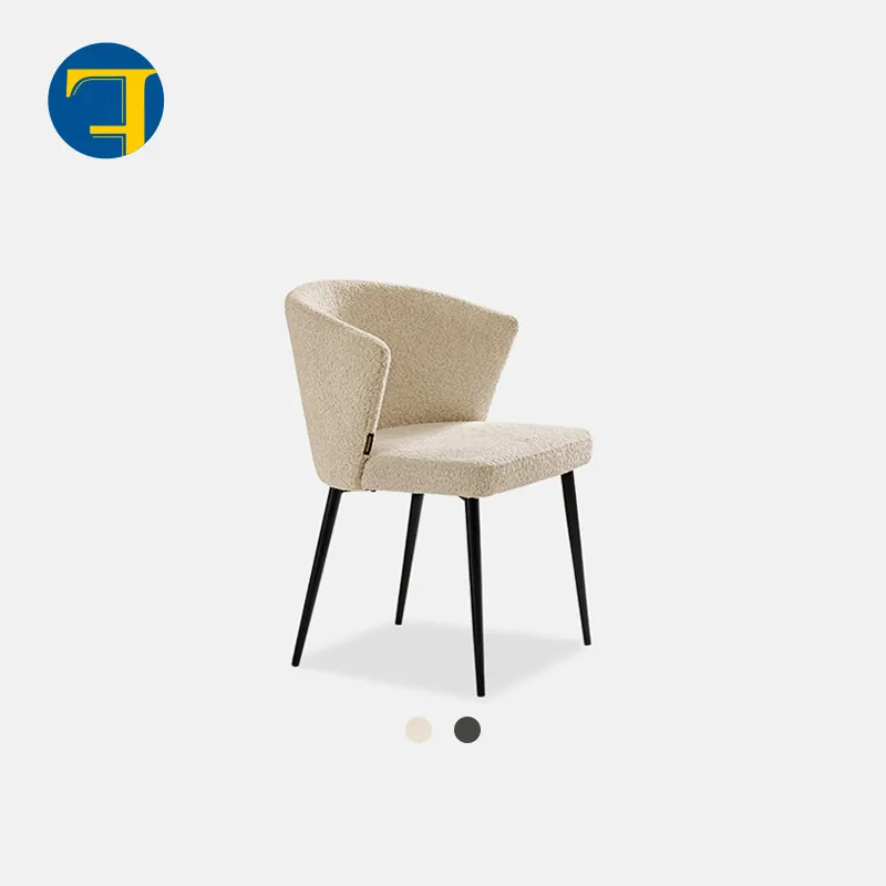 Finnnavianart Eetkamerstoel Nordic Luxe Metalen Poten Goedkope Indoor Groothandel Eetkamer Huismeubilair Restaurant Eetkamerstoelen