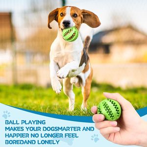 OEM ODM Tough Durable Natural Rubber Teeth Cleaning Interactive Ultra Pet <b>Dog</b> Chew <b>Ball</b> Toy - Product Image 3