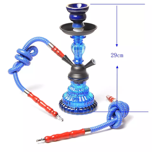 Narghilè in Vetro 2026 a Doppio Tubo con 2 <span class=keywords><strong>Tubi</strong></span>, Scatola Regalo in Ceramica, Design a Specchio Portatile, Ecologico, Durevole, Colorato e Personalizzabile - Product Image 5