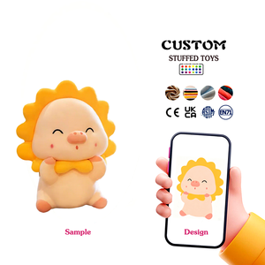 Lindo y Moderno Peluche de Cerdito Amarillo, Apto para el Contacto con la Piel, Venta Directa de Fábrica, Peluches Personalizados - Product Image 1