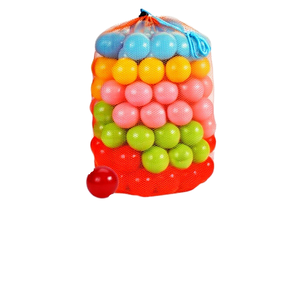 Antsy Pants - 100 Pelotas para Piscina de Pelotas para Niños Pequeños de 1 a 3 Años, Uso Doméstico, No Tóxicas, Ligeras, 5 Colores, Bolsa de Almacenamiento Reutilizable, Juguete Sensorial de Plástico - Product Image 1