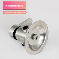 Robinet mitigeur brossé apparent eau chaude/froide avec interrupteur pour douche, pour chauffe-eau solaire et électrique, pour appartement