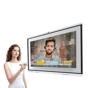 Edla บอร์ดอัจฉริยะระบบสัมผัสอินฟาเรดสำหรับการสอน4K พร้อมกระจกนิรภัยกันแสงสะท้อน3มม. แอนดรอยด์14 4G + 32G - Product Image 1