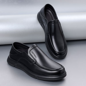 Zapatos de Cuero Casuales de Negocios para Hombre 2026, Mocasines de Cuero Genuino con Suelas Antideslizantes Suaves, Cómodos y Elegantes - Product Image 5