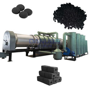 Équipement de four rotatif à carbonisation continue DANUBE faisant la machine four de carbonisation ligne de production de charbon de bois - Product Image 1