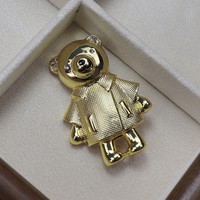 Badges métalliques personnalisés avec logo tête de patte d'ours, pour revendeurs, événements musicaux, anniversaires, formes ovales et carrées, 55mm 25mm, pièces OEM, personnalisation usine